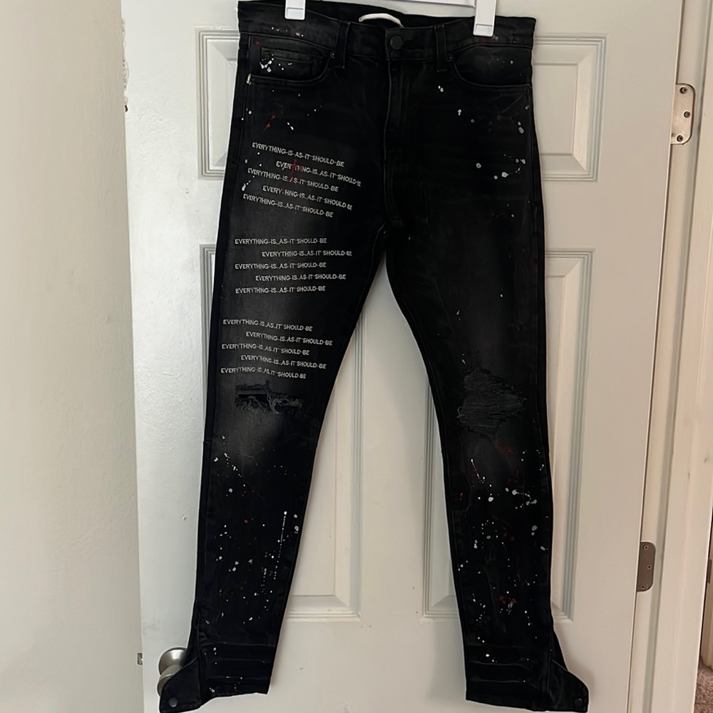 Golden jeans